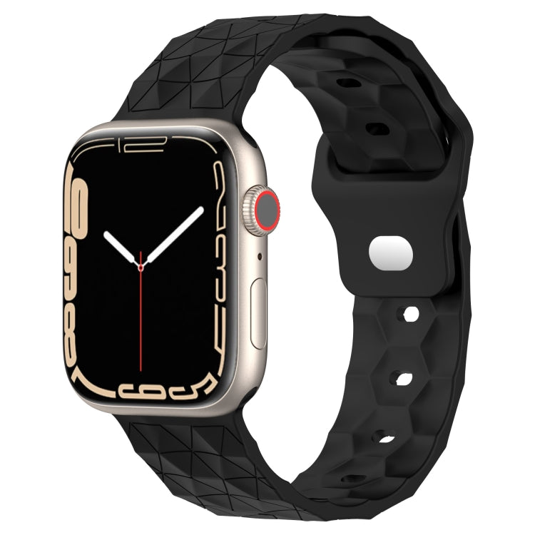 Dây đồng hồ silicone họa tiết bóng đá, dành cho Apple Watch 8 41mm, dành cho Apple Watch 8 45mm, dành cho Apple Watch SE 2022 40mm, dành cho Apple Watch SE 2022 44mm