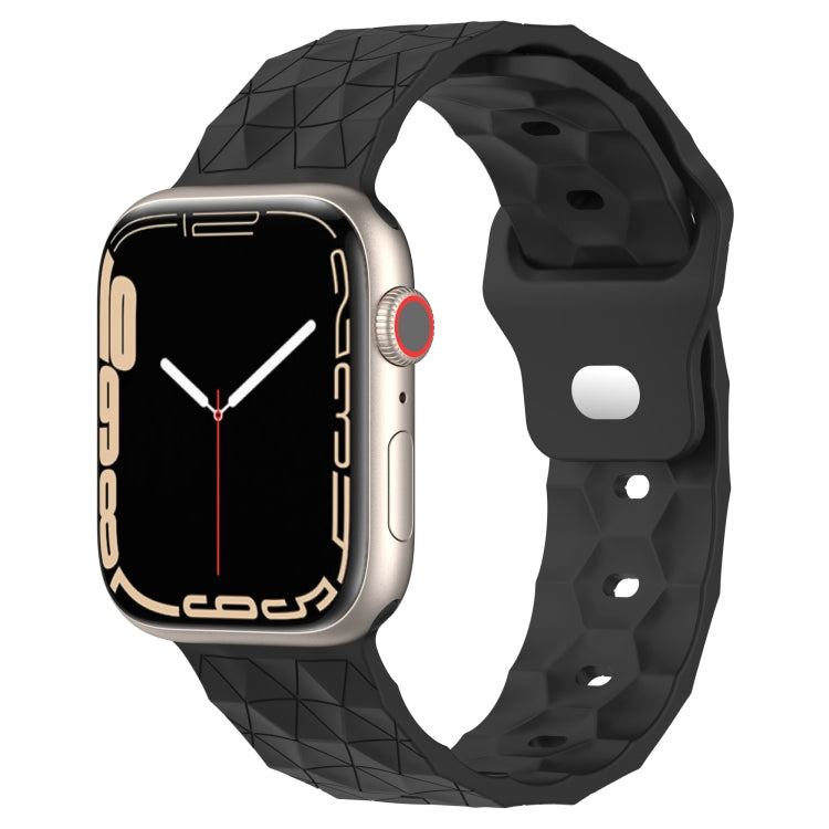 Dây đồng hồ silicone họa tiết bóng đá, dành cho Apple Watch 6 40mm, dành cho Apple Watch 6 44mm, dành cho Apple Watch 5 44mm, dành cho Apple Watch 5 40mm