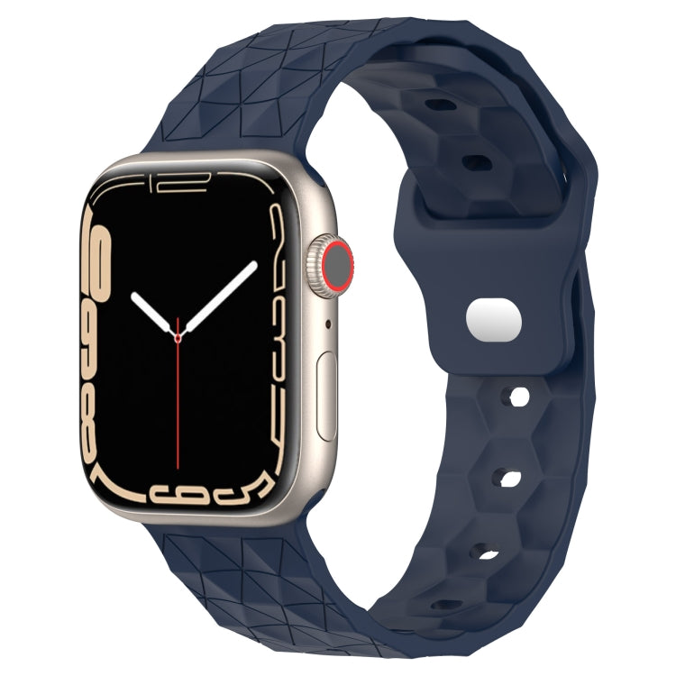 Dây đồng hồ silicone họa tiết bóng đá, dành cho Apple Watch 6 40mm, dành cho Apple Watch 6 44mm, dành cho Apple Watch 5 44mm, dành cho Apple Watch 5 40mm