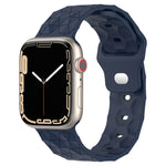 Dây đồng hồ silicone họa tiết bóng đá, dành cho Apple Watch 6 40mm, dành cho Apple Watch 6 44mm, dành cho Apple Watch 5 44mm, dành cho Apple Watch 5 40mm