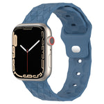 Dây đồng hồ silicone họa tiết bóng đá, dành cho Apple Watch 4 44mm, dành cho Apple Watch 4 40mm, dành cho Apple Watch 3 38mm, dành cho Apple Watch 3 42mm