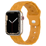 Dây đồng hồ silicone họa tiết bóng đá, dành cho Apple Watch 4 44mm, dành cho Apple Watch 4 40mm, dành cho Apple Watch 3 38mm, dành cho Apple Watch 3 42mm