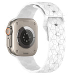 Dây đồng hồ silicone họa tiết bóng đá, dành cho Apple Watch Ultra 2 49mm, dành cho Apple Watch 9 45mm, dành cho Apple Watch 9 41mm, dành cho Apple Watch Ultra 49mm
