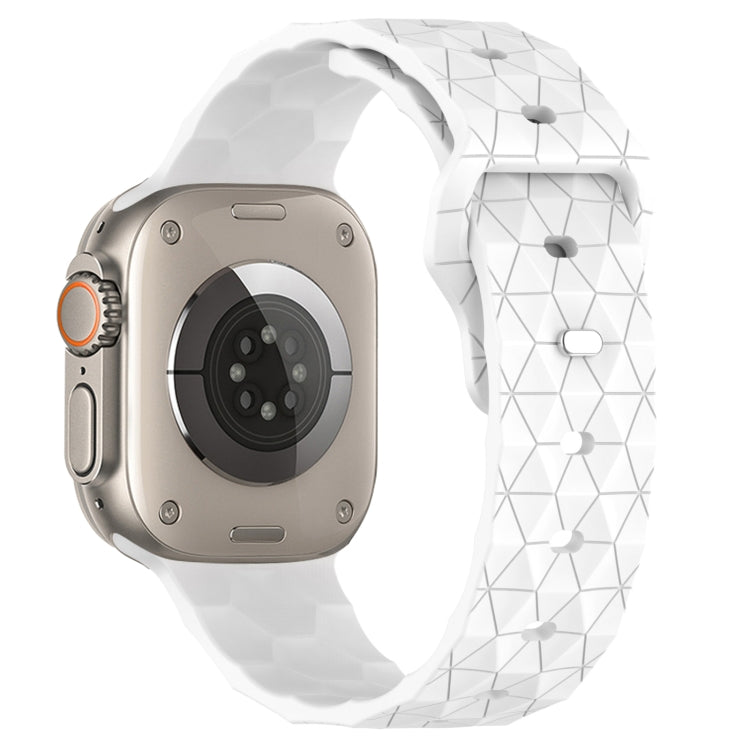 Dây đồng hồ silicone họa tiết bóng đá, dành cho Apple Watch Ultra 2 49mm, dành cho Apple Watch 9 45mm, dành cho Apple Watch 9 41mm, dành cho Apple Watch Ultra 49mm