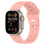 Dây đồng hồ silicone họa tiết bóng đá, dành cho Apple Watch Ultra 2 49mm, dành cho Apple Watch 9 45mm, dành cho Apple Watch 9 41mm, dành cho Apple Watch Ultra 49mm