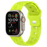 Dây đồng hồ silicone họa tiết bóng đá, dành cho Apple Watch Ultra 2 49mm, dành cho Apple Watch 9 45mm, dành cho Apple Watch 9 41mm, dành cho Apple Watch Ultra 49mm