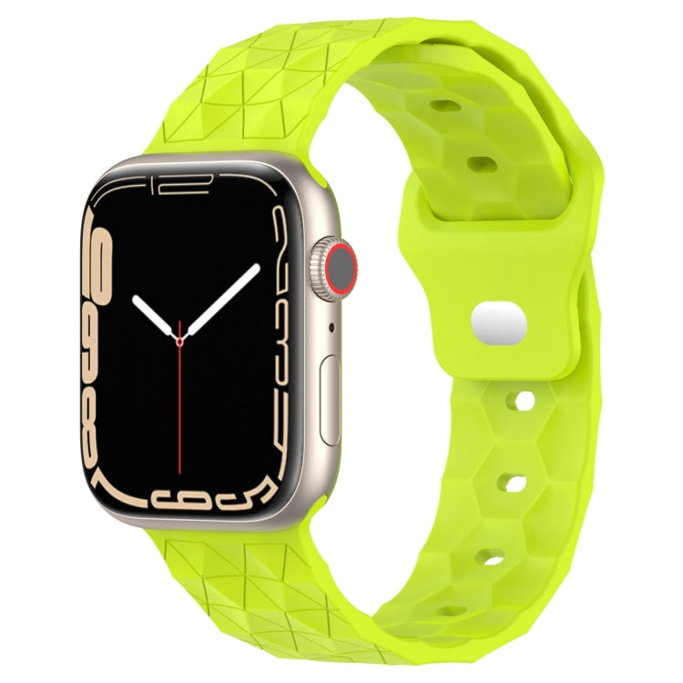 Dây đồng hồ silicone họa tiết bóng đá, dành cho Apple Watch Ultra 2 49mm, dành cho Apple Watch 9 45mm, dành cho Apple Watch 9 41mm, dành cho Apple Watch Ultra 49mm