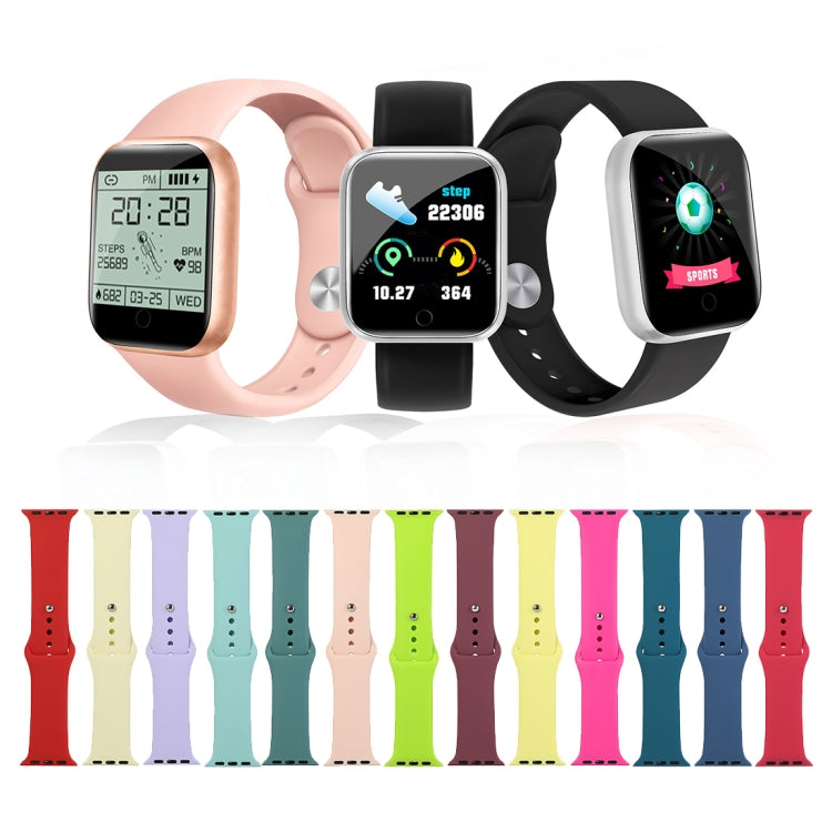 Dây đồng hồ thay thế silicone, đoạn ngắn (nữ), dành cho Apple Watch Series 8&7 41mm / SE 2&6&SE&5&4 40mm / 3&2&1 38mm, dành cho Apple Watch Ultra 49mm / Series 8&7 45mm / SE 2&6&SE&5&4 44mm / 3&2&1 42mm
