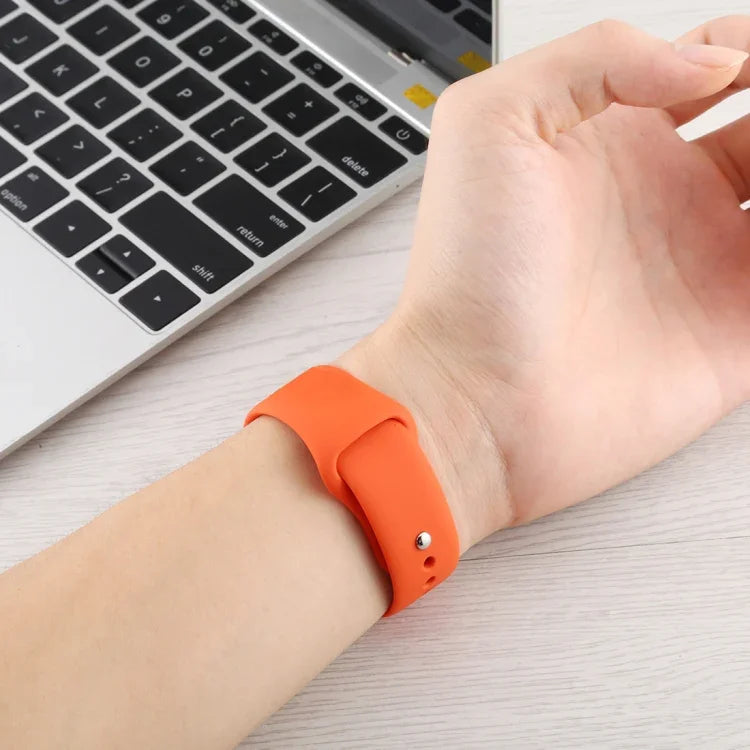 Dây đồng hồ thay thế silicone, Đoạn ngắn (Nữ), Dành cho Apple Watch Series 8&7 41mm / SE 2&6&SE&5&4 40mm / 3&2&1 38mm
