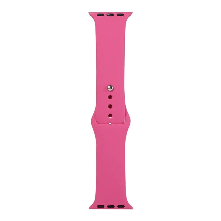 Dây đồng hồ thay thế silicone, Đoạn ngắn (Nữ), Dành cho Apple Watch Series 8&7 41mm / SE 2&6&SE&5&4 40mm / 3&2&1 38mm