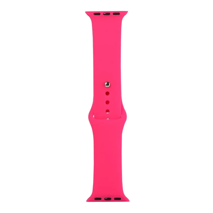 Dây đồng hồ thay thế silicone, Đoạn ngắn (Nữ), Dành cho Apple Watch Series 8&7 41mm / SE 2&6&SE&5&4 40mm / 3&2&1 38mm