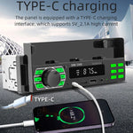 Máy nghe nhạc MP3 Bluetooth xe hơi SWM D3400 hỗ trợ trợ lý giọng nói thông minh / FM