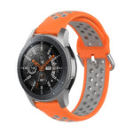 Dây đeo silicone thể thao hai tông màu thay thế đa năng, dành cho Samsung Galaxy Watch 46mm / Gear S3, dành cho Huawei Watch GT2 / Honor Magic Watch 2 46mm