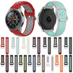 Dây đeo silicone thể thao hai tông màu thay thế đa năng, dành cho Samsung Galaxy Watch 46mm / Gear S3, dành cho Huawei Watch GT2 / Honor Magic Watch 2 46mm