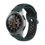 Dây đeo silicone thể thao hai tông màu thay thế đa năng, dành cho Samsung Galaxy Watch 46mm / Gear S3, dành cho Huawei Watch GT2 / Honor Magic Watch 2 46mm