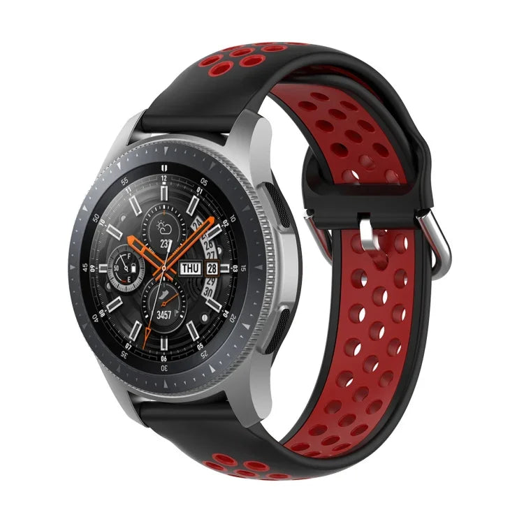 Dây đeo silicone thể thao hai tông màu thay thế đa năng, dành cho Samsung Galaxy Watch 46mm / Gear S3, dành cho Huawei Watch GT2 / Honor Magic Watch 2 46mm