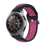 Dây đeo silicone thể thao hai tông màu thay thế đa năng, dành cho Samsung Galaxy Watch 46mm / Gear S3, dành cho Huawei Watch GT2 / Honor Magic Watch 2 46mm