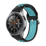 Dây đeo silicone thể thao hai tông màu thay thế đa năng, dành cho Samsung Galaxy Watch 46mm / Gear S3, dành cho Huawei Watch GT2 / Honor Magic Watch 2 46mm
