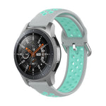 Dây đeo silicone thể thao hai tông màu thay thế đa năng, dành cho Samsung Galaxy Watch 46mm / Gear S3, dành cho Huawei Watch GT2 / Honor Magic Watch 2 46mm