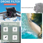 Bộ lọc ống kính JSR GB 8 trong 1 CPL ND8 ND16 ND32 ND64 STAR ND1000 NIGHT, 8 trong 1 cho DJI Mavic 3 Pro