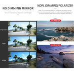 Bộ lọc ống kính JSR GB 8 trong 1 CPL ND8 ND16 ND32 ND64 STAR ND1000 NIGHT, 8 trong 1 cho DJI Mavic 3 Pro