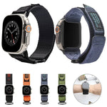 Dây đồng hồ nylon hai đoạn, dành cho Apple Watch 42mm, dành cho Apple Watch 38mm