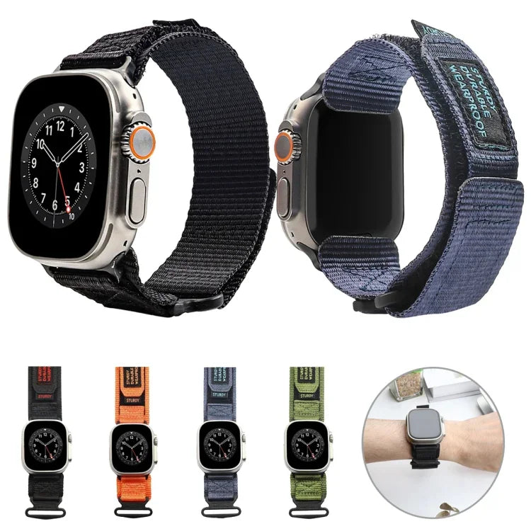 Dây đồng hồ nylon hai đoạn, dành cho Apple Watch 42mm, dành cho Apple Watch 38mm