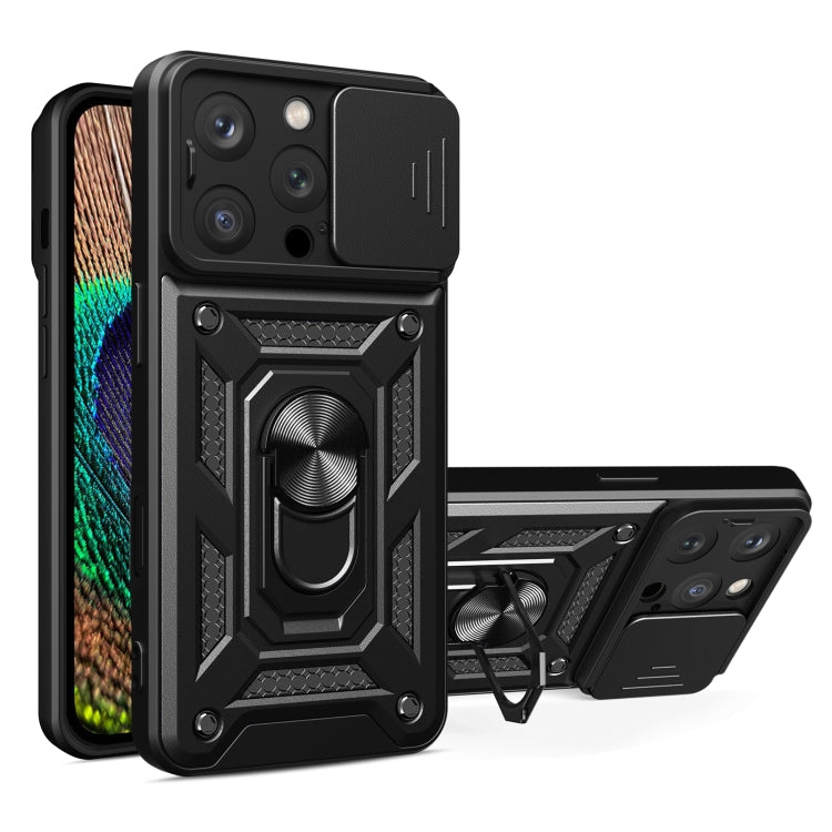 Ốp lưng điện thoại thiết kế nắp trượt camera TPU+PC, dành cho iPhone 16 Pro, iPhone 16 Plus, iPhone 16, iPhone 15 Pro