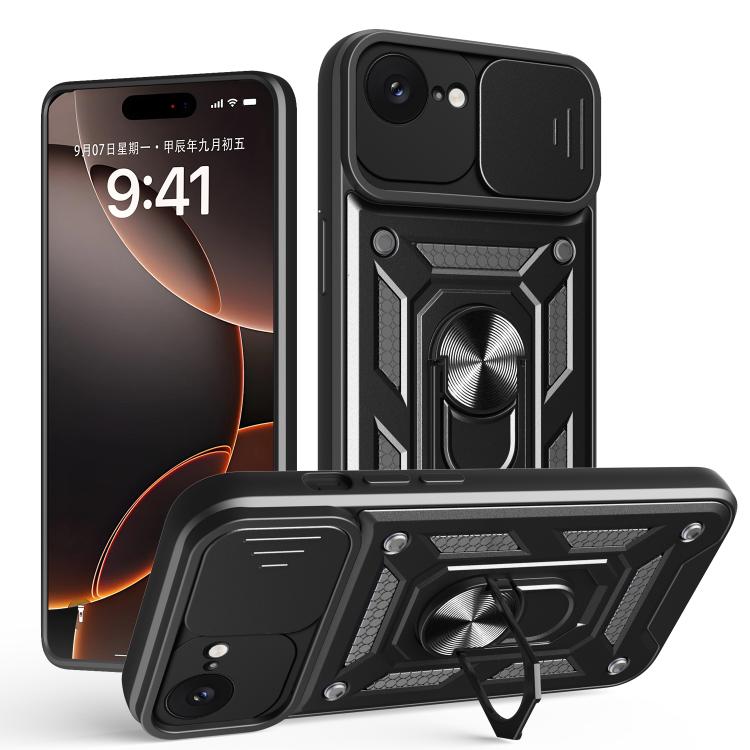 Ốp lưng điện thoại thiết kế nắp trượt camera TPU+PC, dành cho iPhone 17e / 16e, iPhone 17 Pro Max, iPhone 17 Pro, iPhone 17, iPhone Air, iPhone 16 Pro Max