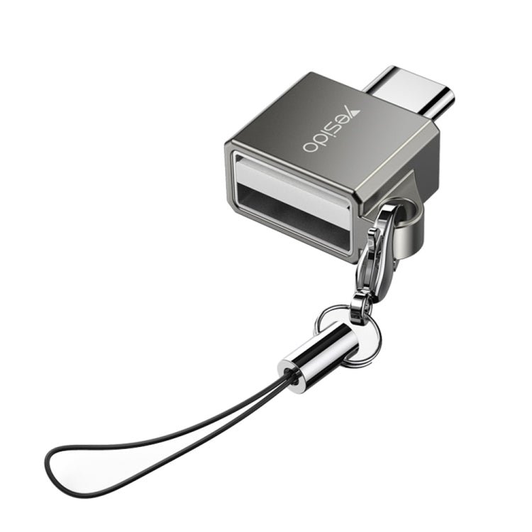 Bộ Chuyển Đổi Mini Yesido GS08 Type-C sang USB 3.0 OTG Kèm Móc Khóa