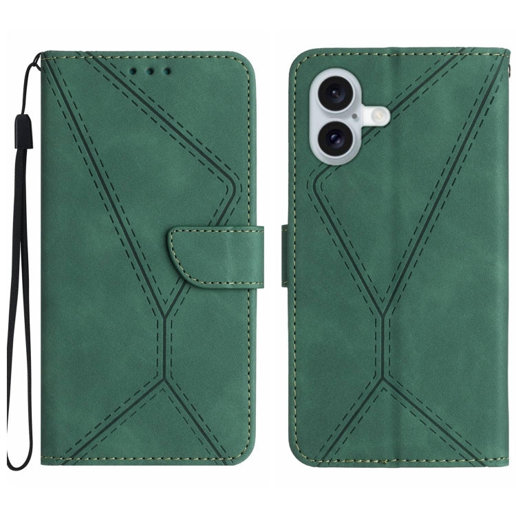 Bao da điện thoại dập chỉ khâu, dành cho iPhone 17e / 16e, dành cho iPhone 17 Pro Max, dành cho iPhone 17 Pro, dành cho iPhone 17, dành cho iPhone Air, dành cho iPhone 16 Pro Max, dành cho iPhone 16 Pro, dành cho iPhone 16 Plus