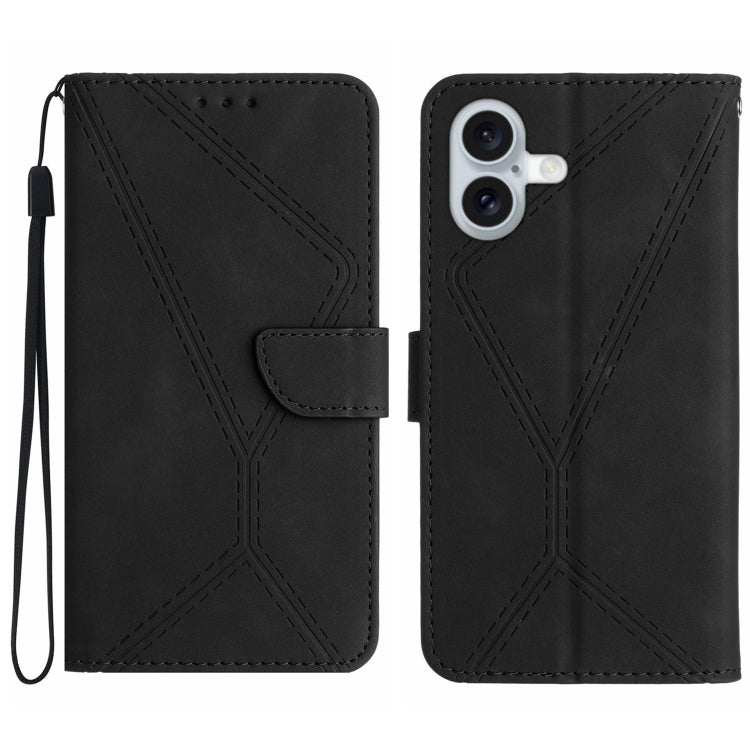 Bao da điện thoại dập chỉ khâu, dành cho iPhone 17e / 16e, dành cho iPhone 17 Pro Max, dành cho iPhone 17 Pro, dành cho iPhone 17, dành cho iPhone Air, dành cho iPhone 16 Pro Max, dành cho iPhone 16 Pro, dành cho iPhone 16 Plus