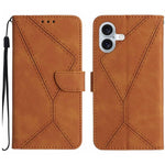 Bao da điện thoại dập chỉ khâu, dành cho iPhone 17e / 16e, dành cho iPhone 17 Pro Max, dành cho iPhone 17 Pro, dành cho iPhone 17, dành cho iPhone Air, dành cho iPhone 16 Pro Max, dành cho iPhone 16 Pro, dành cho iPhone 16 Plus