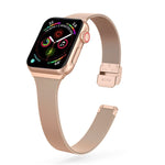 Milanese Stainless Steel Watchband, For Apple Watch Series 8&7 41mm / SE 2&6&SE&5&4 40mm / 3&2&1 38mm, For Apple Watch Ultra 49mm / Series 8&7 45mm / SE 2&6&SE&5&4 44mm / 3&2&1 42mm, For Apple Watch Series 7 45mm / 6 & SE & 5 & 4 44mm / 3 & 2 & 1 42mm ...