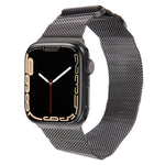 Dây đồng hồ kim loại nam châm Milanese, dành cho Apple Watch SE 2022 44mm, dành cho Apple Watch 7 41mm, dành cho Apple Watch 7 45mm