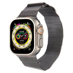 Dây đồng hồ kim loại nam châm Milanese, dành cho Apple Watch SE 2023 44mm, dành cho Apple Watch Ultra 49mm, dành cho Apple Watch 8 41mm