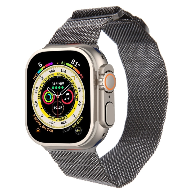 Dây đồng hồ kim loại nam châm Milanese, dành cho Apple Watch SE 2023 40mm, dành cho Apple Watch Ultra 2 49mm, dành cho Apple Watch 8 45mm