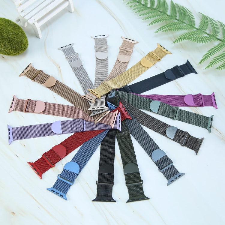 Dây đồng hồ kim loại nam châm Milanese, dành cho Apple Watch 3 42mm, dành cho Apple Watch 2 42mm, dành cho Apple Watch 2 38mm
