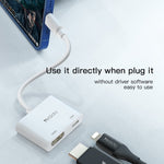 Bộ Chuyển Đổi Âm Thanh Video Yesido HM06 8 Pin sang HDMI, HM06