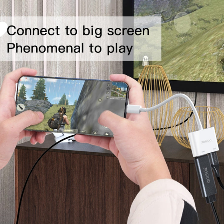 Bộ Chuyển Đổi Âm Thanh Video Yesido HM06 8 Pin sang HDMI, HM06