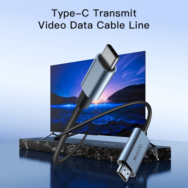 Cáp chuyển đổi Yesido HM10 USB-C / Type-C sang HDMI HD, HM10