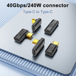 Bộ chuyển đổi thẳng USB-C / Type-C cái sang USB-C / Type-C cái 40Gbps 240W, Bộ chuyển đổi thẳng