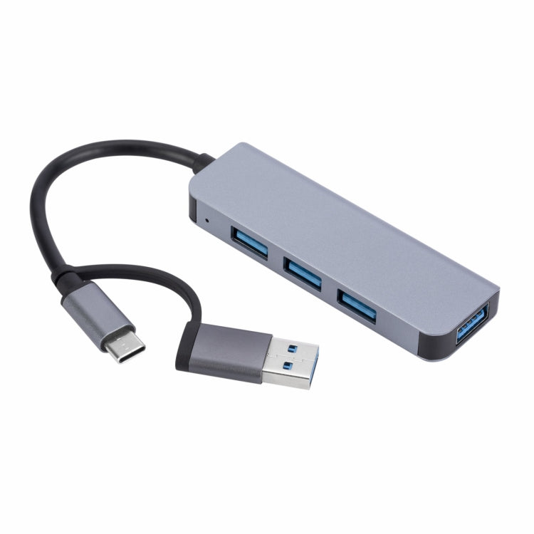 Trạm kết nối đa năng 4 trong 1 USB+USB-C/Type-C sang USB, HUB adapter 2301