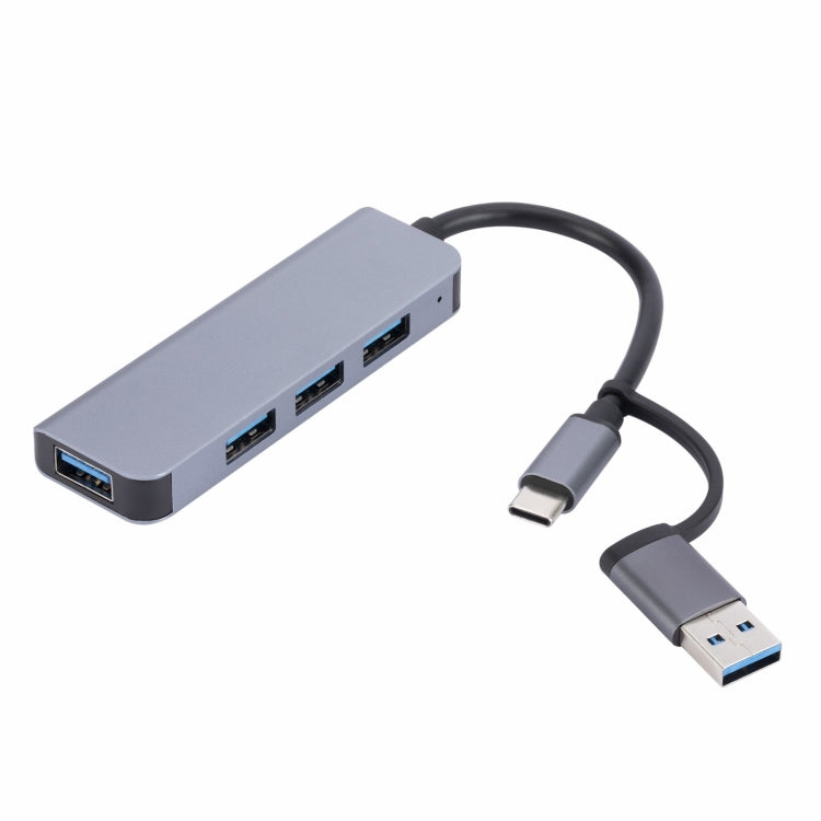 Trạm kết nối đa năng 4 trong 1 USB+USB-C/Type-C sang USB, HUB adapter 2301