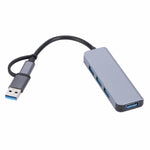 Trạm kết nối đa năng 4 trong 1 USB+USB-C/Type-C sang USB, HUB adapter 2301