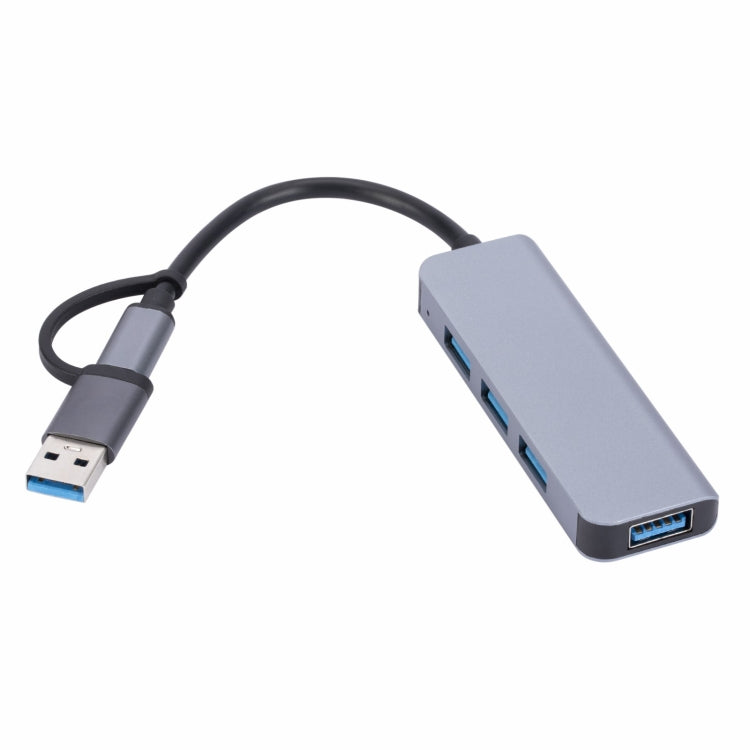 Trạm kết nối đa năng 4 trong 1 USB+USB-C/Type-C sang USB, HUB adapter 2301