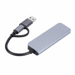 Trạm kết nối đa năng 4 trong 1 USB+USB-C/Type-C sang USB, HUB adapter 2301