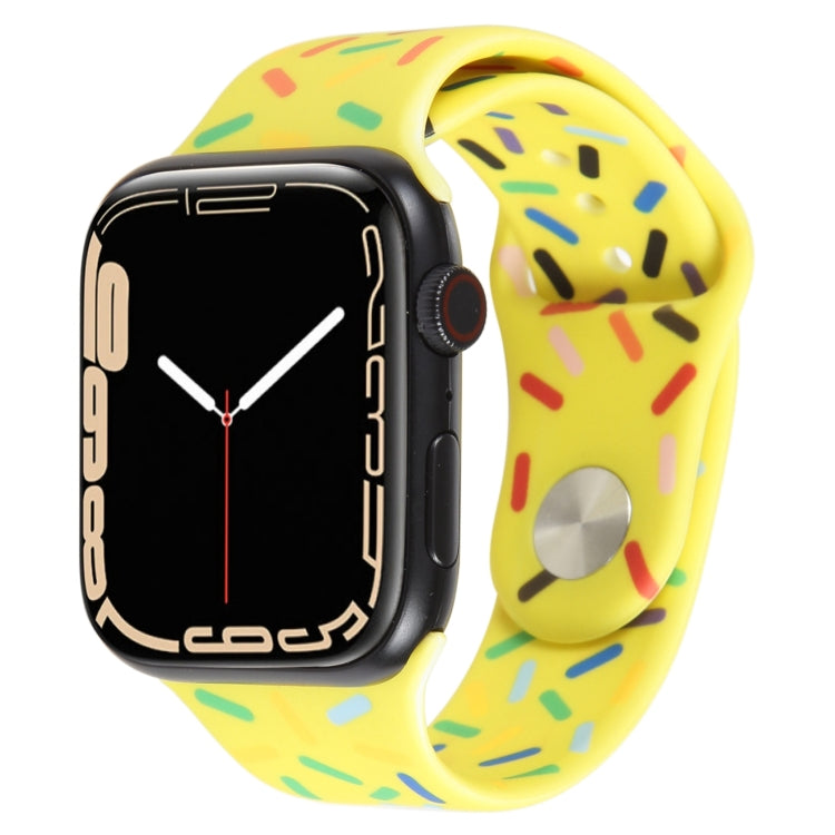 Dây đồng hồ silicon giọt mưa cầu vồng, cho Apple Watch 5 44mm, cho Apple Watch 5 40mm, cho Apple Watch 4 44mm, cho Apple Watch 4 40mm