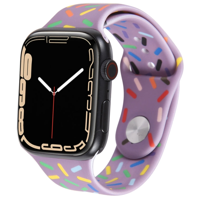 Dây đồng hồ silicon giọt mưa cầu vồng, cho Apple Watch 3 38mm, cho Apple Watch 3 42mm, cho Apple Watch 2 42mm, cho Apple Watch 2 38mm