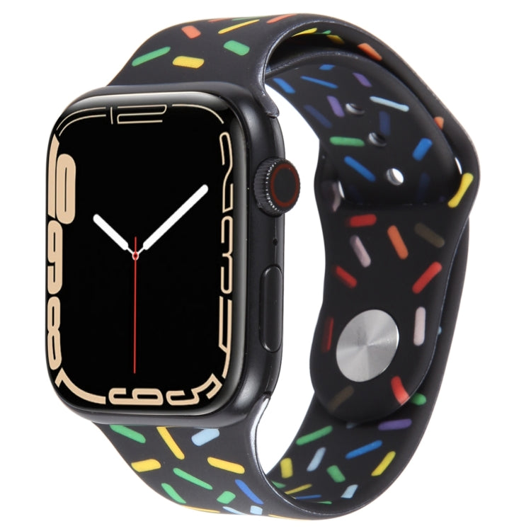Dây đồng hồ silicon giọt mưa cầu vồng, cho Apple Watch 3 38mm, cho Apple Watch 3 42mm, cho Apple Watch 2 42mm, cho Apple Watch 2 38mm